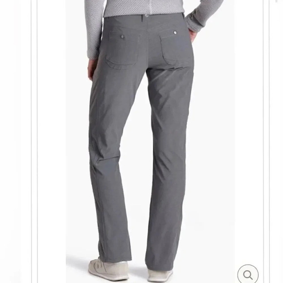 KUHL Freya Straight Hiking Outdoor Pants in Shadow Gray - Picture 4 of 6